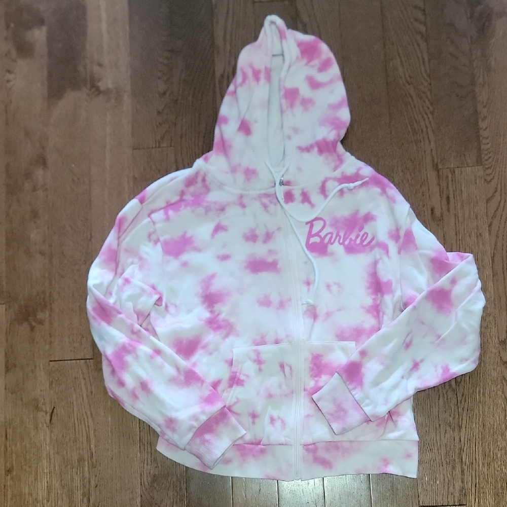 Barbie Tie-Dye Pink and White Jacket
